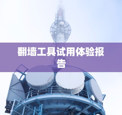 翻墙工具试用体验报告 翻墙工具试用体验报告