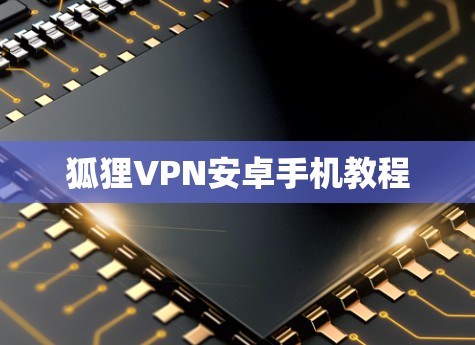 狐狸VPN安卓手机教程