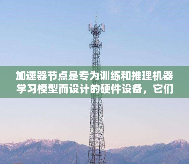加速器节点是专为训练和推理机器学习模型而设计的硬件设备,它们可以显著提升模型训练和推理的速度和效率。以下是对加速器节点的推荐和总结,帮助您更好地选择适合的设备 加速器节点是专为训练和推理机器学习模型而设计的硬件设备,它们可以显著提升模型训练和推理的速度和效率。以下是对加速器节点的推荐和总结,帮助您更好地选择适合的设备