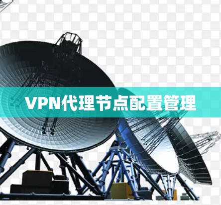 VPN代理节点配置管理