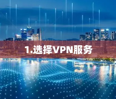 1.选择VPN服务 1.选择VPN服务